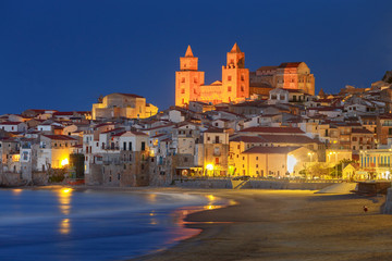 Cefalu. Sicily. Old city.