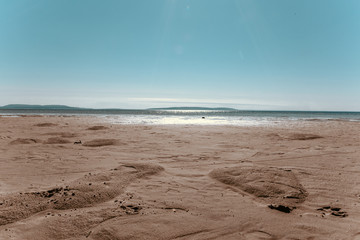 sandy beach by the sea