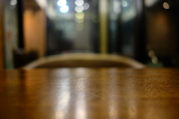 White Blurred Bokeh of Coffee Shop Background.