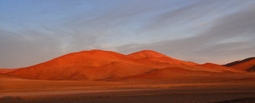 Namib-Naukluft National Park is a national park of Namibia encompassing part of the Namib Desert (considered the world's oldest desert) and the Naukluft mountain range.