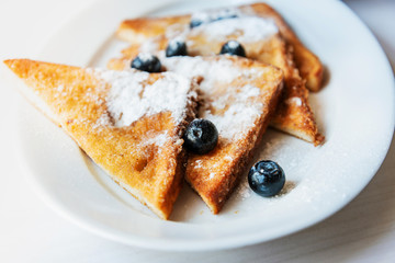Homemade french toast with Butter (Pain perdu)
