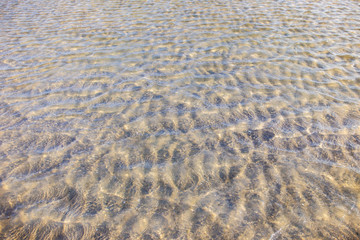 Fototapeta na wymiar Beautiful sea water wave texture background.