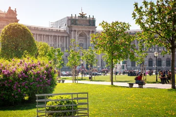 Foto auf Acrylglas View to Neue Burg in Vienna, Austria © candy1812