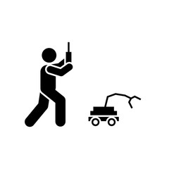 Control, robot icon. Element of enrichment program for school icon. Premium quality graphic design icon. Signs and symbols collection icon for websites, web design