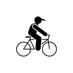 Bicycle, cycling, riding icon. Element of man resort villa hotel activity icon. Premium quality graphic design icon. Signs and symbols collection icon for websites, web design