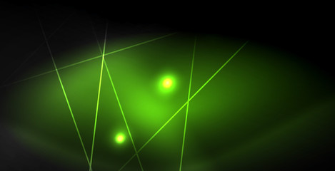 Neon color abstract lines