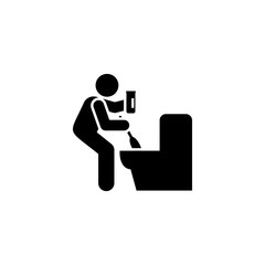 Brushing, detergent, wash icon. Element of workers icon. Premium quality graphic design icon. Signs and symbols collection icon for websites, web design