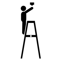 Man, cleaning, worker icon. Element of workers icon. Premium quality graphic design icon. Signs and symbols collection icon for websites, web design