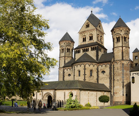 Obraz premium The Maria Laach abbey in Germany