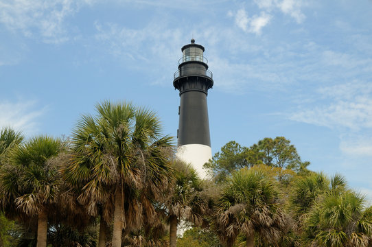 Hunting Island Lighthouse In SC USA