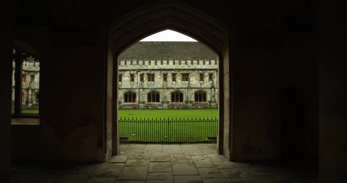 Magdalen College Cloisters Oxford England