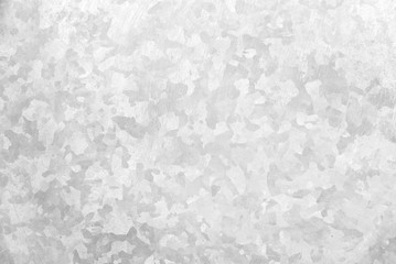 White Grunge Zinc Wall Background.