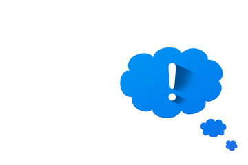 exclamation mark concept