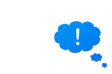 exclamation mark concept