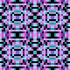seamless repeatable pixel pattern background. abstract mosaic background with squares can be used for wallpaper, fabric, textile or clothing design. 