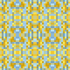 seamless repeatable pixel pattern background. abstract mosaic background with squares can be used for wallpaper, fabric, textile or clothing design. 
