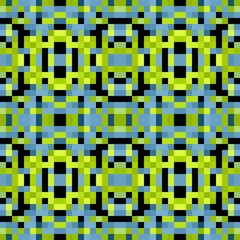 seamless pixel pattern mosaic. abstract background with squares can be used for wallpaper, fabric, textile or clothing design.