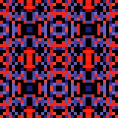 seamless pixel pattern mosaic. abstract background with squares can be used for wallpaper, fabric, textile or clothing design.