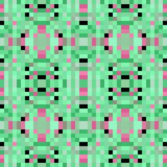 seamless pixel pattern mosaic. abstract background with squares can be used for wallpaper, fabric, textile or clothing design.
