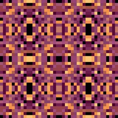 seamless pixel pattern mosaic. abstract background with squares can be used for wallpaper, fabric, textile or clothing design.