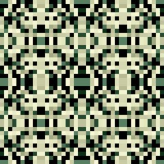seamless pixel pattern mosaic. abstract background with squares can be used for wallpaper, fabric, textile or clothing design.