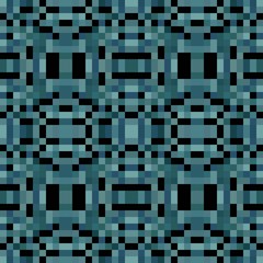seamless pixel pattern mosaic. abstract background with squares can be used for wallpaper, fabric, textile or clothing design.