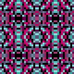 seamless pixel pattern mosaic. abstract background with squares can be used for wallpaper, fabric, textile or clothing design.