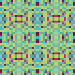 seamless pixel pattern mosaic. abstract background with squares can be used for wallpaper, fabric, textile or clothing design.