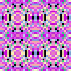 seamless pixel pattern mosaic. abstract background with squares can be used for wallpaper, fabric, textile or clothing design.