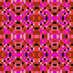 seamless pixel pattern mosaic. abstract background with squares can be used for wallpaper, fabric, textile or clothing design.
