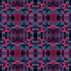 seamless pixel pattern mosaic. abstract background with squares can be used for wallpaper, fabric, textile or clothing design.