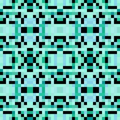 seamless pixel pattern mosaic. abstract background with squares can be used for wallpaper, fabric, textile or clothing design.