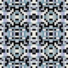 Fototapeta premium seamless pixel pattern mosaic. abstract background with squares can be used for wallpaper, fabric, textile or clothing design.