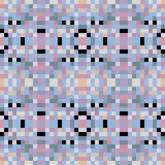 seamless pixel pattern mosaic. abstract background with squares can be used for wallpaper, fabric, textile or clothing design.