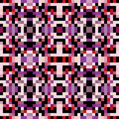 seamless pixel pattern mosaic. abstract background with squares can be used for wallpaper, fabric, textile or clothing design.