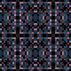 seamless pixel pattern mosaic. abstract background with squares can be used for wallpaper, fabric, textile or clothing design.