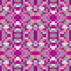 seamless pixel pattern mosaic. abstract background with squares can be used for wallpaper, fabric, textile or clothing design.
