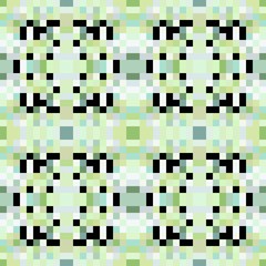 seamless pixel pattern mosaic. abstract background with squares can be used for wallpaper, fabric, textile or clothing design.