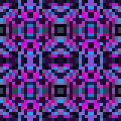 seamless pixel pattern mosaic. abstract background with squares can be used for wallpaper, fabric, textile or clothing design.