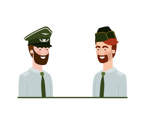 men soldiers of war avatar character