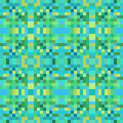 seamless pixel pattern mosaic. abstract background with squares can be used for wallpaper, fabric, textile or clothing design.