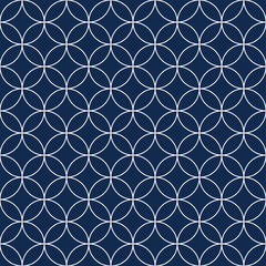 Fototapeta premium Vector decorative background - simple seamless gepmetric pattern