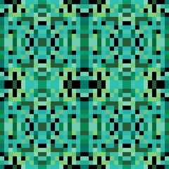 seamless pixel pattern mosaic. abstract background with squares can be used for wallpaper, fabric, textile or clothing design.
