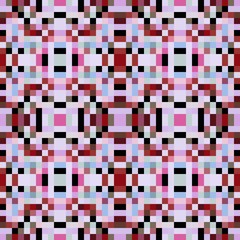 seamless pixel pattern mosaic. abstract background with squares can be used for wallpaper, fabric, textile or clothing design.