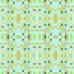 seamless pixel pattern mosaic. abstract background with squares can be used for wallpaper, fabric, textile or clothing design.