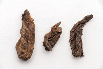 Loose Shou Puer From Yun De Region, Yunnan Province. Macro. Close-up. Texture.