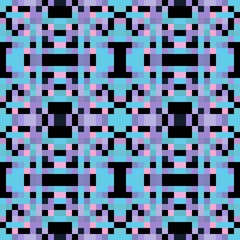 seamless pixel pattern mosaic. abstract background with squares can be used for wallpaper, fabric, textile or clothing design.