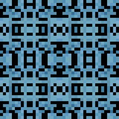 seamless pixel pattern mosaic. abstract background with squares can be used for wallpaper, fabric, textile or clothing design.