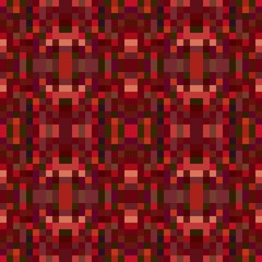 seamless pixel pattern mosaic. abstract background with squares can be used for wallpaper, fabric, textile or clothing design.