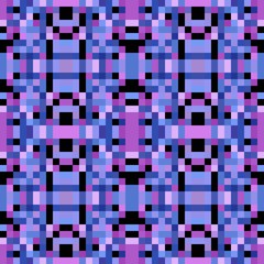 seamless pixel pattern mosaic. abstract background with squares can be used for wallpaper, fabric, textile or clothing design.